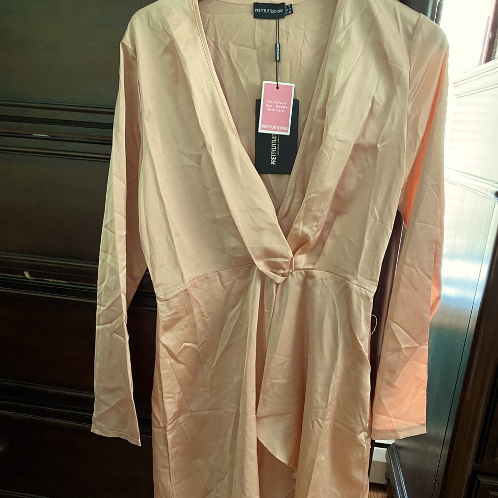 Satin mini dress
